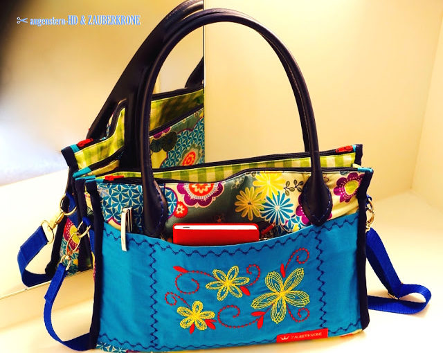 Featured Post Image - ✿ Ein Messengerbag – Handtasche Eleonore von Annie DIY {Probenähen}