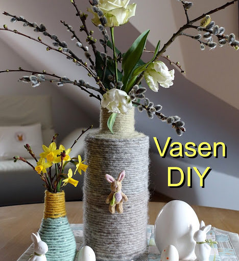 Featured Post Image - Ein schnelles Vasen DIY und ein paar Hasen