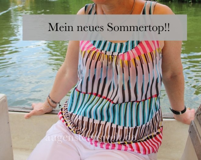 Featured Post Image - Ein Sommertop mit Streifen für mich