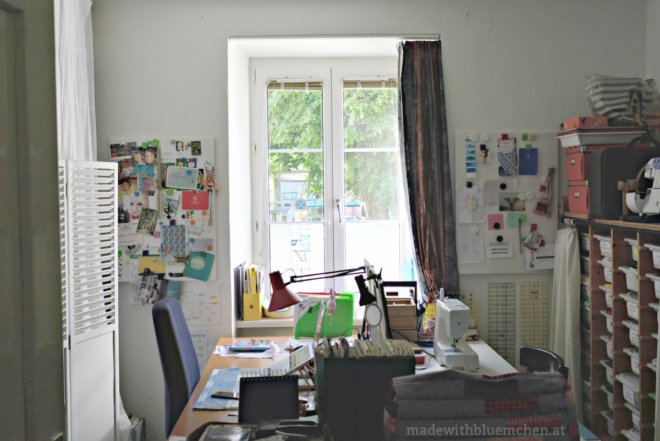 Featured Post Image - Zu Gast in Augensternswelt: made with Blümchen über Ordnung und Projektmanagement im Nähzimmer
