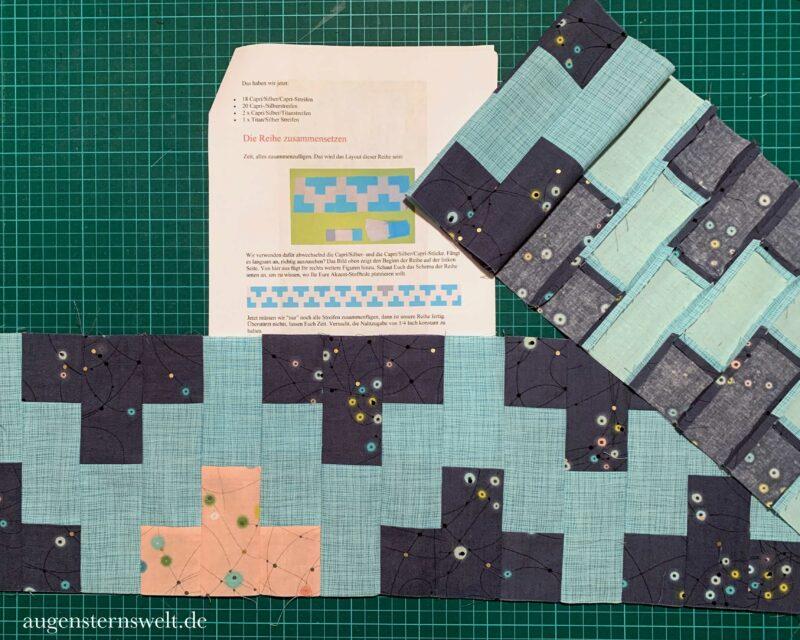 Featured Post Image - Mein Fortschritt bei meinem Jahresprojekt #Februar – Sugaridoo Quilt – `Tetris`