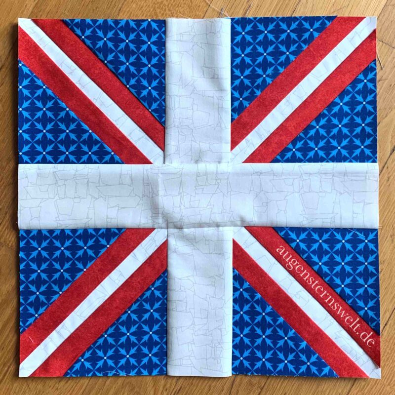 Featured Post Image - Quilt to Bee #3-21 ‚Rule Britannia‘