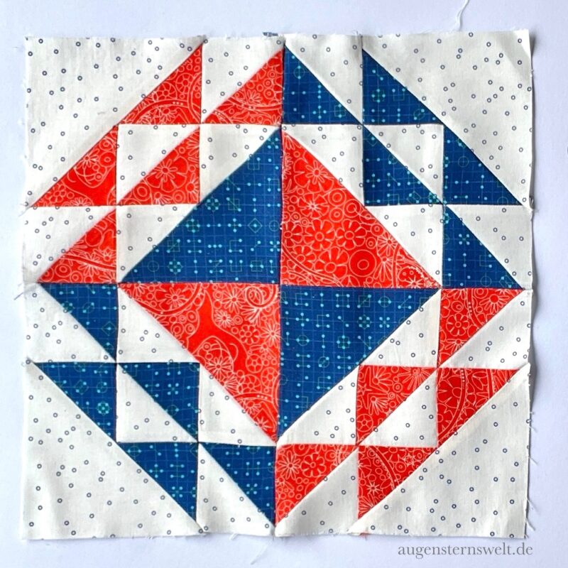 Featured Post Image - Bee.4.Bees #17 – mein Queen-Bee Block | Corn and Beans Block