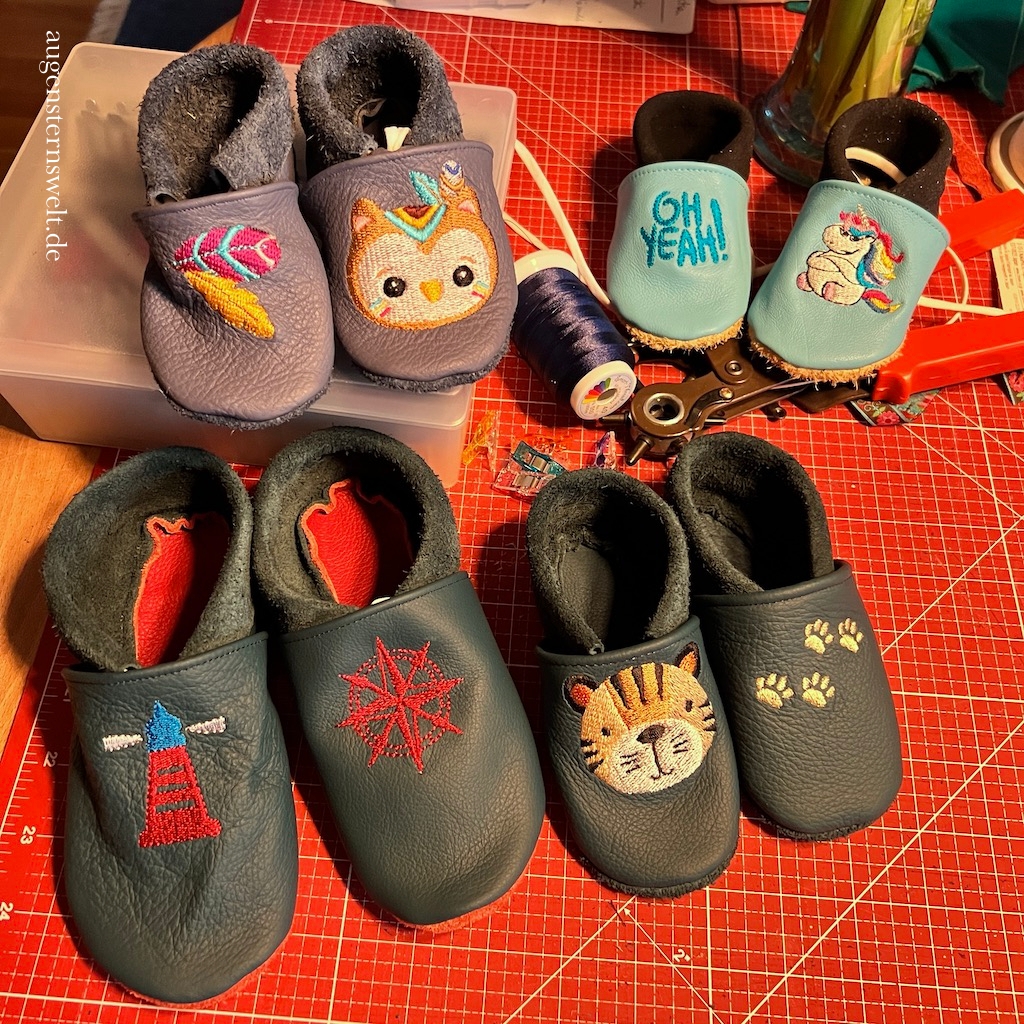 Featured Post Image - Bestickte Lederpuschen – ein Erfahrungsbericht