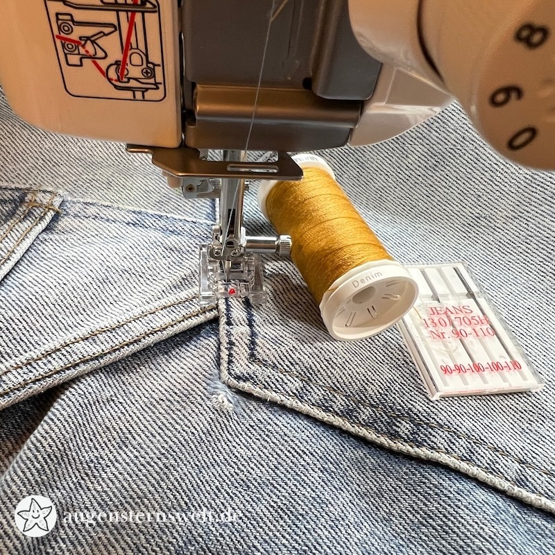 Featured Post Image - Jeans reparieren….