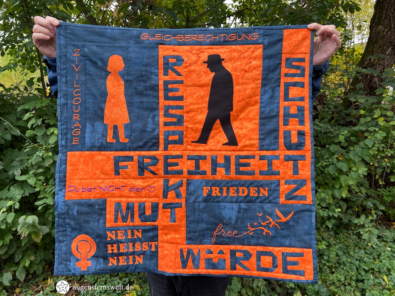 Featured Post Image - Quilts setzen Zeichen – „Stopp – Gewalt gegen Frauen“