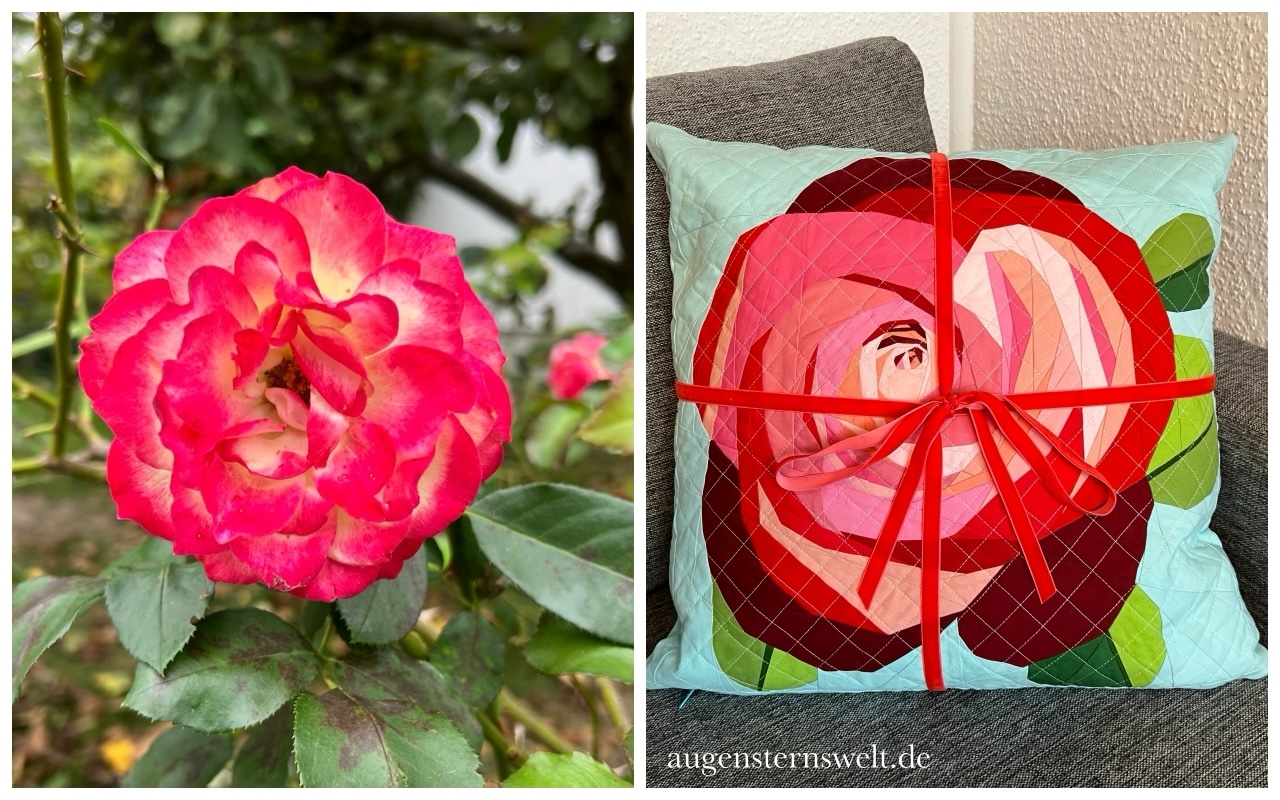 Featured Post Image - Ein Rosenkissen für meine große Schwester – mit Nähtipps